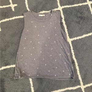 C&C California Gray Star Print Tank